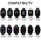 Vanjua Bands Compatible with Amazfit GTS 4 GTS 4 Mini GTS 3 GTS 2 GTS 2e GTS 2 mini GTS 3 PACK 20mm Quick Release Soft Silicone Sport Replacement Watch Strap for Amazfit Bip 3 Bip 3 Pro