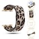 YOSWAN Stretchy Loop Strap Compatible for Apple Watch Band 41mm 40mm 38mm iWatch Series SE7654321 Stretch Elastics Wristbelt CheetahLeopard Light Brown 38mm40mm41mm