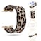 YOSWAN Stretchy Loop Strap Compatible for Apple Watch Band 41mm 40mm 38mm iWatch Series SE7654321 Stretch Elastics Wristbelt CheetahLeopard Light Brown 38mm40mm41mm