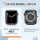 Goton 2 Pack Bumper Case for Apple Watch 40mm No Screen Protector Slim Soft Shockproof Case Cover Bumper Protector Accessories for iWatch SE 3SE 2SE Series 654 40mm ClearClear