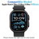 HAANILKYI 6 Pack Case for Apple Watch Ultra 3Ultra 2Ultra 49mm Screen Protector with UltraThin Tempered Glass Full Coverage AntiScratch Hard Face Cover for iWatch 49 mm