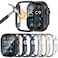 HAANILKYI 6 Pack Case for Apple Watch Ultra 3Ultra 2Ultra 49mm Screen Protector with UltraThin Tempered Glass Full Coverage AntiScratch Hard Face Cover for iWatch 49 mm