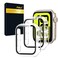 Ailun for Apple Watch SE 3SE 2023Series 654SE Screen Protector 40mm UltraThin Hard PC Case Built in Tempered Glass for iWatch Shockproof Cover with Button 2 PackClear