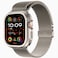 Amizee 2 in 1 Metal Case Compatible with Apple Watch Ultra 321 49mm with Back Cover Rugged Shockproof Protective Bumper Cover for iWatch 49mm Titanium