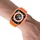 Yrzper Compatible for Apple Watch Ultra 321 49mm Case AllRound Shockproof TPU Silicone Protective Cover Bumper ShockAbsorbing ScratchResistant Case for Women Men Orange