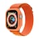 Yrzper Compatible for Apple Watch Ultra 321 49mm Case AllRound Shockproof TPU Silicone Protective Cover Bumper ShockAbsorbing ScratchResistant Case for Women Men Orange