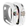 Yrzper Compatible for Apple Watch Ultra 321 49mm Case AllRound Shockproof TPU Silicone Protective Cover Bumper ShockAbsorbing ScratchResistant Case for Women Men White