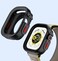 Yrzper Compatible for Apple Watch Ultra 321 49mm Rugged Case All Around Shockproof TPU Protective Cover Bumper Lightweight and Shock Absorbent for Women Men 2Black