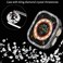 Yrzper Compatible with Apple Watch Ultra 321 49mm Double Row Bling Diamond Case PC Bumper Protective Cases Women Men Crystal Shining Rhinestone Cases Smartwatch Accessories Case Black