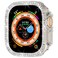 Yrzper Compatible with Apple Watch Ultra 321 49mm Double Row Bling Diamond Case PC Bumper Protective Cases Women Men Crystal Shining Rhinestone Cases Smartwatch Accessories Case Clear