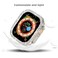 Yrzper Compatible with Apple Watch Ultra 321 49mm Double Row Bling Diamond Case PC Bumper Protective Cases Women Men Crystal Shining Rhinestone Cases Smartwatch Accessories Case Clear