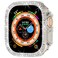 Yrzper Compatible with Apple Watch Ultra 321 49mm Double Row Bling Diamond Case PC Bumper Protective Cases Women Men Crystal Shining Rhinestone Cases Smartwatch Accessories Case Clear