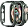 Yrzper Compatible with Apple Watch Ultra 321 49mm Hard PC Case Cover Impact Resistant Shockproof AllAround Edge Protective Bumper Cover Green
