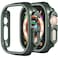 Yrzper Compatible with Apple Watch Ultra 321 49mm Hard PC Case Cover Impact Resistant Shockproof AllAround Edge Protective Bumper Cover Green