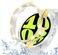 DEALELE 2Pack Case Compatible with Samsung Galaxy Watch 6 40mm Bling SingleRow Diamond PC Protective Case Bumper Replacement Watch Cover 40mm Gold Transparent