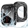 Goton 2 in 1 Waterproof Case for Apple Watch Screen Protector Series 654 SE 321 40mm 360 Protective Glass Face Cover Hard Bumper Back Frame for iWatch Accessories 40 mm