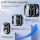 Goton 2 in 1 Waterproof Case for Apple Watch Screen Protector Series 654 SE 321 40mm 360 Protective Glass Face Cover Hard Bumper Back Frame for iWatch Accessories 40 mm