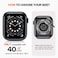 Goton 40mm Waterproof Bling Case for Apple Watch Screen Protector SE 321Series 654 40 mm Sparkling PC Front Bumper Hollow Back for iWatch Cover SplashResistant Easy Install