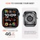 Goton 46mm Waterproof Bling Case for Apple Watch Series 11 10 Screen Protector 46 mm Sparkling PC Front Bumper Hollow Back for iWatch Cover SplashResistant Easy Install