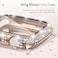 Goton 46mm Waterproof Bling Case for Apple Watch Series 11 10 Screen Protector 46 mm Sparkling PC Front Bumper Hollow Back for iWatch Cover SplashResistant Easy Install