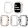 Goton 4Pack Bling Case for Apple Watch Series 1110 Protector 46mm Women Diamond Rhinestone Bumper for iWatch Cover Accessories 46 mm
