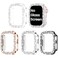 Goton 4Pack Bling Case for Apple Watch Series 1110 Protector 46mm Women Diamond Rhinestone Bumper for iWatch Cover Accessories 46 mm