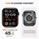 Goton Aluminum Alloy Case for Apple Watch Series 9 8 7 45mm UltraStyle Metal Bumper Protector with Ceramic Back Shockproof Cover for Business Daily Use