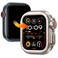 Goton Aluminum Alloy Case for Apple Watch Series 9 8 7 45mm UltraStyle Metal Bumper Protector with Ceramic Back Shockproof Cover for Business Daily Use