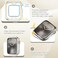 JR.DM JRDM 40mm Soft Flexible TPU Case Compatible for Apple Watch Series 654SE Touchable Screen Lightweight AntiScratch AllAround Protector Thin Guard Shockproof Cover Shiny Bumper for iWatch Clear