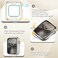 JR.DM JRDM 40mm Soft Flexible TPU Case Compatible for Apple Watch Series 654SE Touchable Screen Lightweight AntiScratch AllAround Protector Thin Guard Shockproof Cover Shiny Bumper for iWatch Clear