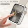 JR.DM JRDM 40mm Soft Flexible TPU Case Compatible for Apple Watch Series 654SE Touchable Screen Lightweight AntiScratch AllAround Protector Thin Guard Shockproof Cover Shiny Bumper for iWatch Clear