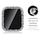 KADES Bling Case for Apple Watch 40mm with Builtin Screen Protector Sparkling Rhinestone Protective Cover Compatible with Apple Watch Series SE3 SE2 6 5 4 SE 40mm Black
