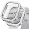 KADES Bling Case for Apple Watch 40mm with Builtin Screen Protector Sparkling Rhinestone Protective Cover Compatible with Apple Watch Series SE3 SE2 6 5 4 SE 40mm Silver