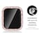 KADES Bling Case for Apple Watch 41mm with Builtin Screen Protector Sparkling Rhinestone Protective Cover Compatible with Apple Watch Series 9 8 7 41mm Rose Gold