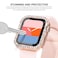 KADES Bling Case for Apple Watch 41mm with Builtin Screen Protector Sparkling Rhinestone Protective Cover Compatible with Apple Watch Series 9 8 7 41mm Rose Gold