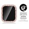 KADES Bling Case for Apple Watch with Builtin Screen Protector Sparkling Rhinestone Protective Cover Compatible with Apple Watch Series SE3 SE2 6 5 4 SE 44mm Rose Gold
