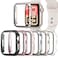 Landhoo 6 Pack Case for Apple Watch SE 3 2025SE 2SESeries 654 40mm with Tempered Glass Screen Protector Hard PC UltraThin Scratch Resistant Protective Cover for iWatch 40mm Accessories