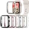 Landhoo 6 Pack Case for Apple Watch SE 3 2025SE 2SESeries 654 40mm with Tempered Glass Screen Protector Hard PC UltraThin Scratch Resistant Protective Cover for iWatch 40mm Accessories