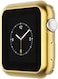 Leotop Compatible with Apple Watch Case 45mm 41mm Soft Flexible TPU Plated Protector Bumper Shiny Cover Lightweight Thin Guard Shockproof Frame Compatible for iWatch Series 9 8 7 41 mm Gold