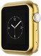 Leotop Compatible with Apple Watch Case 45mm 41mm Soft Flexible TPU Plated Protector Bumper Shiny Cover Lightweight Thin Guard Shockproof Frame Compatible for iWatch Series 9 8 7 45 mm Gold