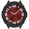 LOKEKE Compatible with Samsung Galaxy Watch 6 Classic 47mm Protective Case Cover TPU Bezel Ring Protective Case Cover Shell Compatible with Samsung Galaxy Watch 6 Classic 47mmTPU Black