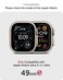 Miimall Compatible for Apple Watch UltraUltra 2 49mm Case Women Men Electroplating PC Hard Bumper Without Screen Protector Slim Shockproof Protector Case Cover for Apple Watch Ultra 2 49mm Black
