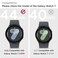 Miimall for Samsung Galaxy Watch 7 Case Hard PC Rugged Case Builtin HD Privacy Screen Film AntiScratch Shockproof Dustproof Watch Ultra Appearance Design for Galaxy Watch 7 44mm Black