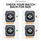 Misxi 2 Pack Hard PC Case with Tempered Glass Screen Protector Compatible with Apple Watch Series 3 Series 2 42mm UltraThin Scratch Resistant Overall Protective Cover for iWatch S3S2 Transparent