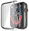 Misxi 2 Pack Hard PC Case with Tempered Glass Screen Protector Compatible with Apple Watch Series 9 2023 8 7 41mm UltraThin Scratch Resistant Cover for iWatch Transparent