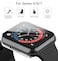 Misxi 2 Pack Hard PC Case with Tempered Glass Screen Protector Compatible with Apple Watch Series 9 2023 8 7 41mm UltraThin Scratch Resistant Cover for iWatch Transparent