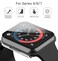 Misxi 2 Pack Hard PC Case with Tempered Glass Screen Protector Compatible with Apple Watch Series 9 2023 8 7 41mm UltraThin Scratch Resistant Cover for iWatch Transparent
