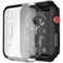Misxi 2 Pack PC Case with Tempered Glass Screen Protector Compatible with Apple Watch Series 3 Series 2 42mm HD Overall Shockproof Protective Cover for iWatch 1 Black 1 Transparent