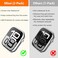 Misxi 2 Pack Waterproof Hard Case with Tempered Glass Compatible with Apple Watch Series 11 2025 Series 10 42mm Overall Protective Cover for iWatch Screen Protector 1 Silver 1 Transparent