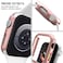 Mugust 4 Pack Hard PC Bumper Case Compatible with Apple Watch Series 9 2023 Series 8 Series 7 45mm Without Glass Screen Protector UltraThin Scratch Resistant Edge Frame Cover for iWatch 45mm